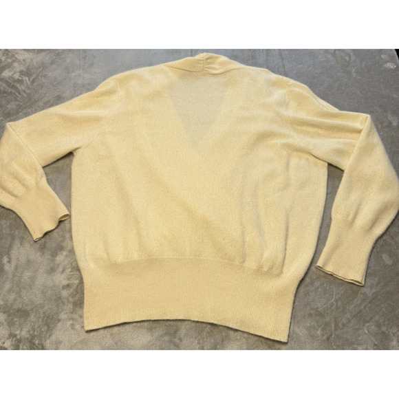 Neiman Marcus The Cashmere Collection Sweater Women’s Large Beige 100% Cashmere - Picture 10 of 11
